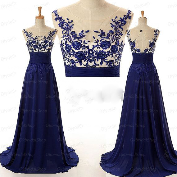 Royal Blue Prom Dress, Open Back Prom Dresses, Formal Prom Dress, Off Shoulder Prom Dresses 